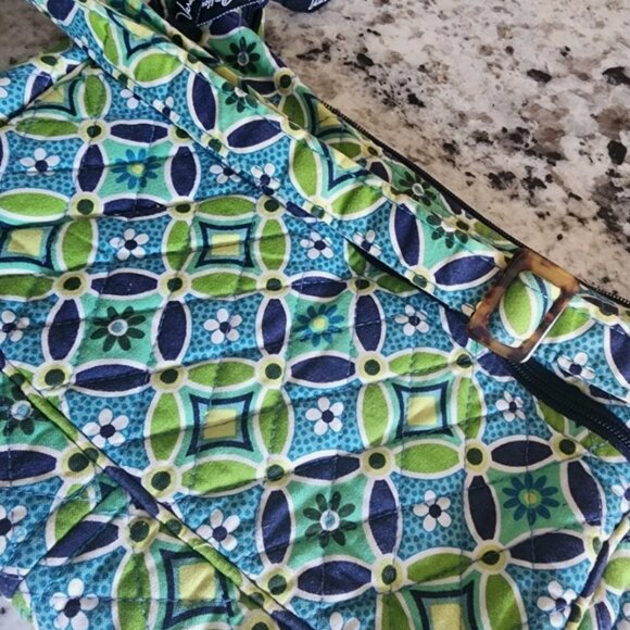 Vera Bradley Libby Shoulder Bag Purse in "Daisy Daisy" Retired 2008 Floral Print - Picture 5 of 5